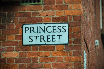 Fototapeta na wymiar Manchester Princess street