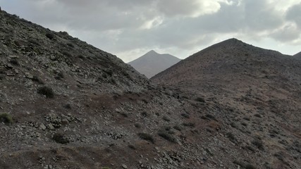 mountain landscape with clouds