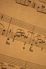 Fototapeta premium Vintage Sheet Music