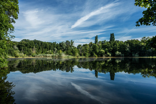 Blick auf den Nikolassee in Berlin.