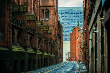 Fototapeta premium Manchester street view
