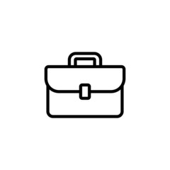 Bag, business, office, work icon lineart style isolated on white background