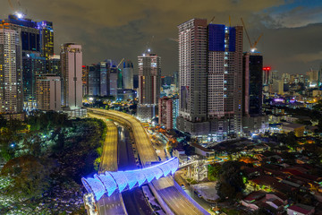 Fototapeta na wymiar Kuala Lumpur Skyline, Malaysia.