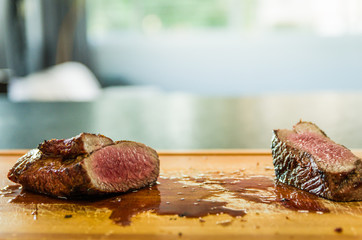 Beautiful photo of beef brisket (Brisket point end).