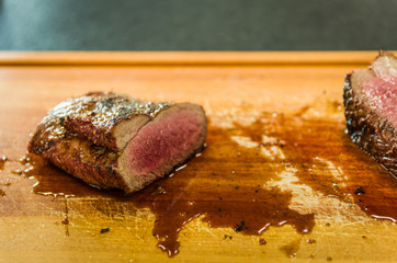 Beautiful photo of beef brisket (Brisket point end).