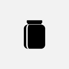 jar. Simple modern icon design illustration.