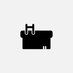 jacuzzi. Simple modern icon design illustration.