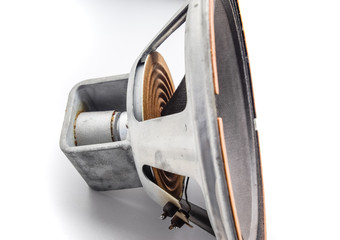 an Antique Soviet woofer 5gd-3 from vintage acoustics Symphony.