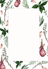 Framing with kitchen accessories