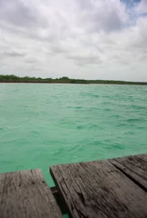 Foto auf Leinwand Laguna Kaan Luum , located at Tulum, Mexico is characterized by a unique color of the water © Arturo Verea