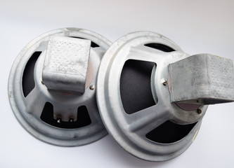 an Antique Soviet woofer 5gd-3 from vintage acoustics Symphony.