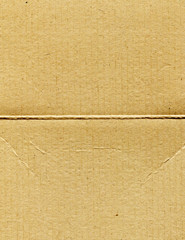 Fototapeta premium Closeup of brown cardboard texture. 