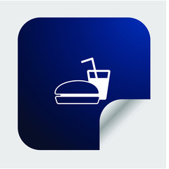 food area, prohibited logo icon or sticker for public area