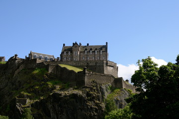 Fototapeta na wymiar edinburgh castle scotland
