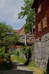 Fototapeta na wymiar traditional house in sweden