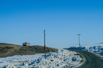 Hut in the Siberian Highway