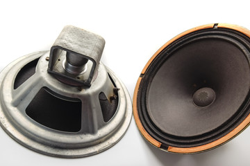 an Antique Soviet woofer 5gd-3 from vintage acoustics Symphony.