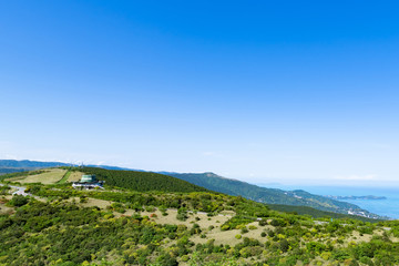 伊豆スカイラインから見た風景(玄岳)