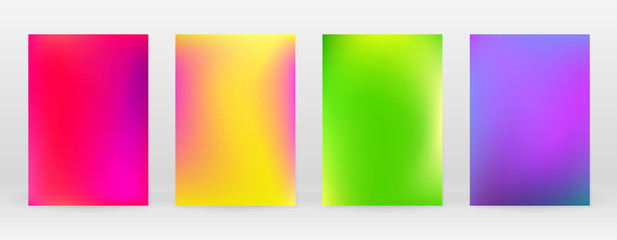 Obraz premium Pastel Soft. Rainbow Gradient Set Color Background