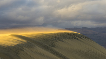 Wind blown dune sand in Maspalomas
