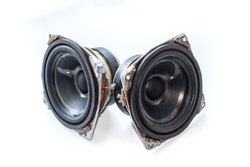 Medium frequency speakers 15gd-11a. Soviet vintage acoustics, elements of a music column.
