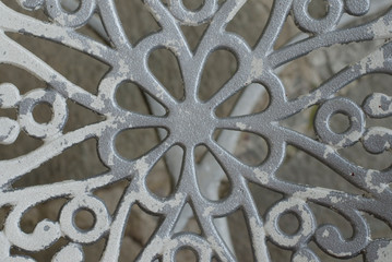 Metal floral pattern 