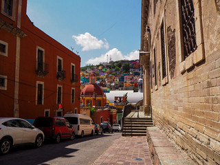 Guanajuato Mexico colorful house town