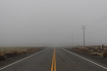 Misty road 