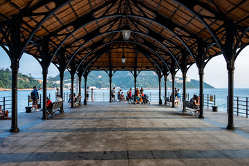 Stanley ferry pier in Hong Kong