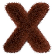 3d decorative wild zoo bear texture animal fur english characters. Fun 3d rendering lettering. 