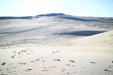 Lancelin Sand Dunes in WA Australia  