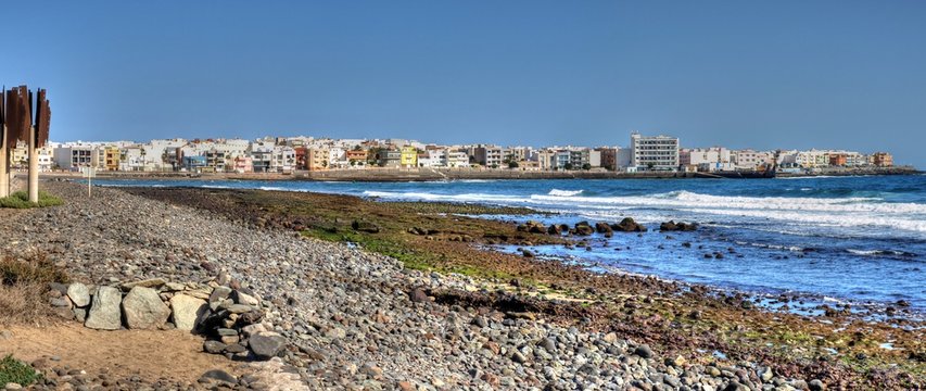 Arinaga beach in the Canary Islands