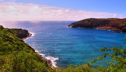 Beautiful beach in Oahu, Hawaii