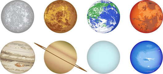 太陽系惑星一覧