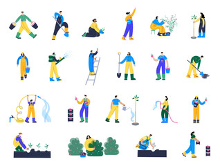 Garden work concept vector 