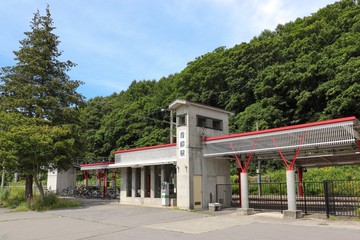 Fototapeta na wymiar 青柳駅前（長野県茅野市）