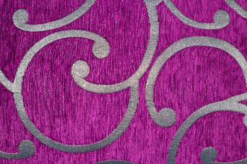 textured background with violet and gray arabesques