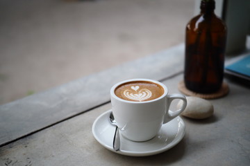 Hot Cappuccino is a recommended menu for coffee lovers, food lovers who like the taste and are fascinated by the aroma of coffee.