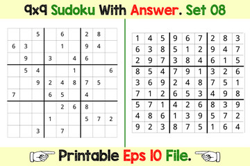 Sudoku Puzzle Games Easy to Hard with Answer