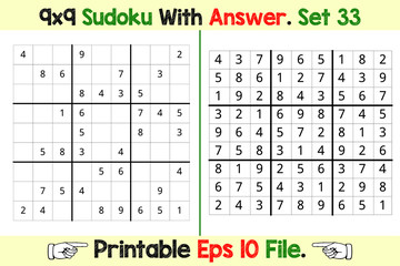 Sudoku Puzzle Games Easy to Hard with Answer