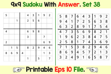 Sudoku Puzzle Games Easy to Hard with Answer