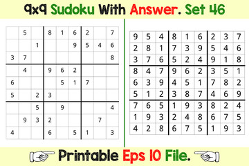 Sudoku Puzzle Games Easy to Hard with Answer