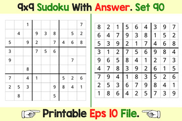 Sudoku Puzzle Games Easy to Hard with Answer