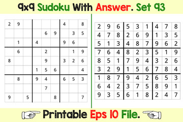 Sudoku Puzzle Games Easy to Hard with Answer