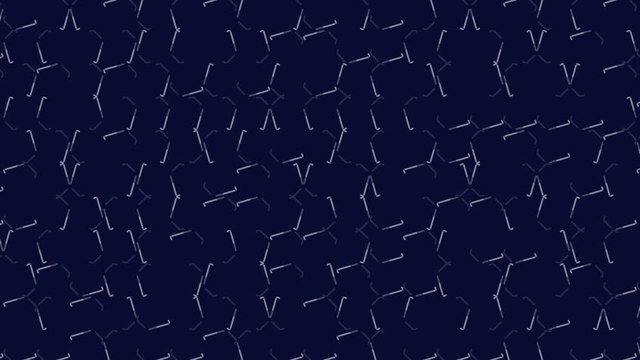 Abstract background of animated moving lines in the background