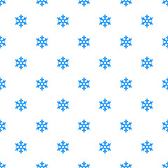 Seamless vector pattern with snowflakes. Blue seasonal winter background with decorative elements. Graphic illustration.winter seamless vector illustration