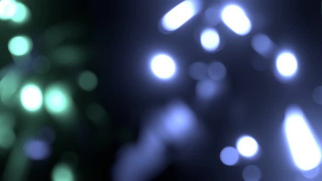 Lens flare light leaks footage. Perfect seamless loop. Beautiful blur bokeh of multi color light reflection from mirror ball in night club