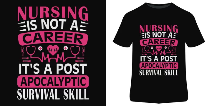 Its A Post Apocalyptic Survival Skill RN LVN Nurse Short-Sleeve Unisex T-Shirt Arkansas Made Nursing is Not A Career 