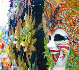 Close-up Of Venetian Masks