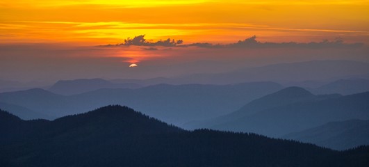  summer  mountains  image, colorful nature scenery, awesome morning landscape, beautiful nature background in the mountains